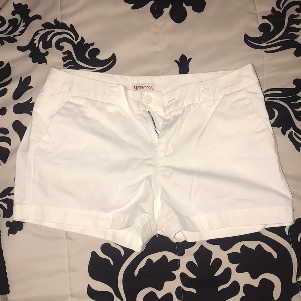 White Shorts